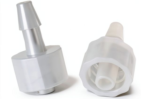 MEETOOT Luer to Barb Adapter Clear Polycarbonate 1/8 Inch-3