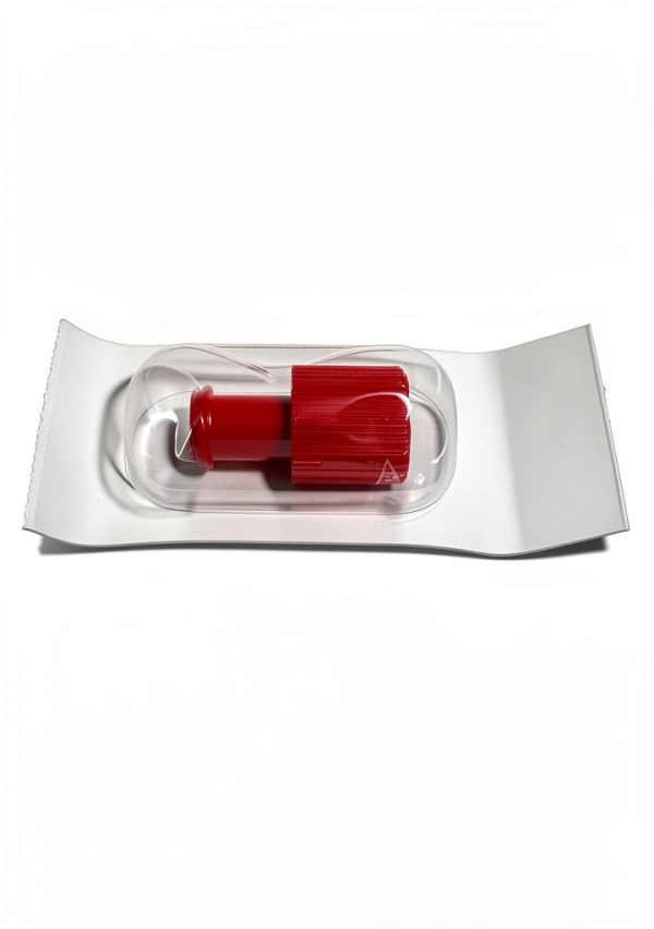 Luer Replacement Cap A+Elite Medical Red Male Female-0