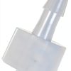 MEETOOT Luer to Barb Adapter Clear Polycarbonate 1/8 Inch-0