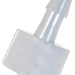 MEETOOT Luer to Barb Adapter Clear Polycarbonate 1/8 Inch-0