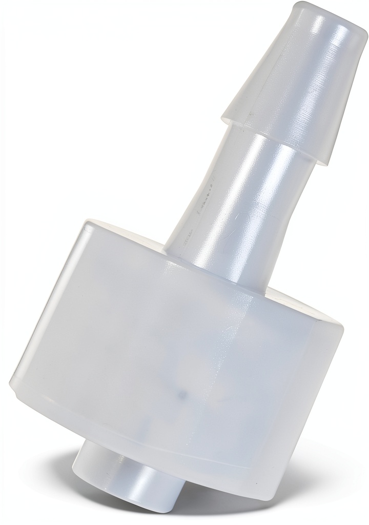 MEETOOT Luer-to-barb adapter connected to tubing in a lab setting