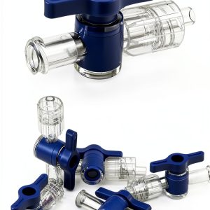 Luer Stopcocks QWORK 20 Pack Plastic Metal 5 Way-0