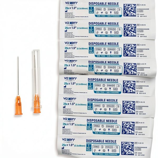 Luer Lock Rings Disposable 25 Gauge 1.5 Inch Vaxxen Labs-1