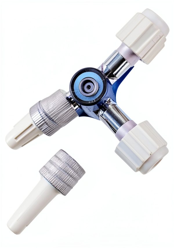 OZXNO 3 Way Luer Stopcock Plastic Threaded Valve DIY-0