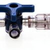 Luer Stopcocks QWORK Stainless Steel 3 Way Purple 5 Pcs-1