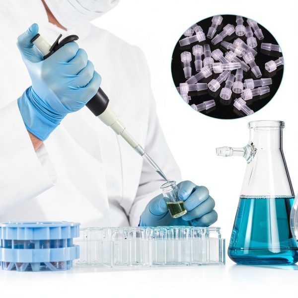 AIEX Luer Lock Connector Clear PP Material Syringe Adapter-5