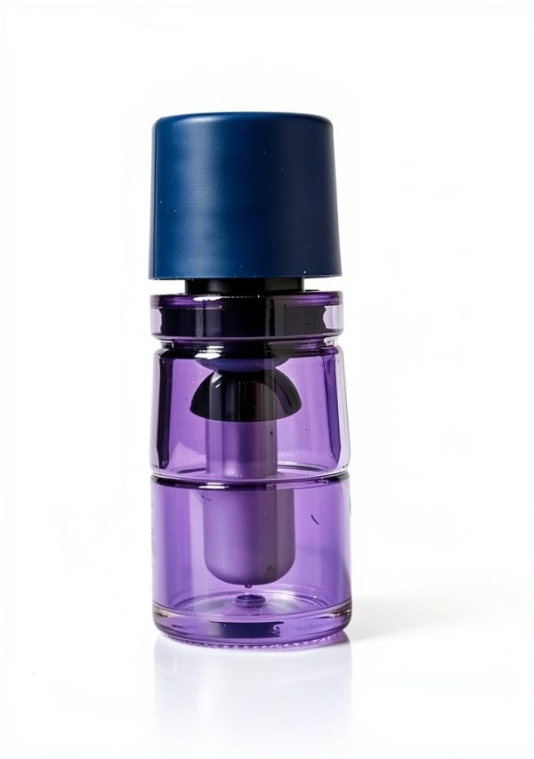 Luer Stopcocks QWORK Stainless Steel 3 Way Purple 5 Pcs-5