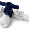 TICOMI Luer Stopcock Polycarbonate Blue Professional Use-5