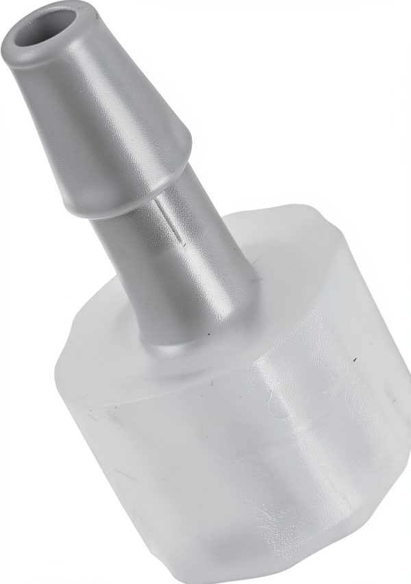 MEETOOT Luer to Barb Adapter Clear Polycarbonate 1/8 Inch-2