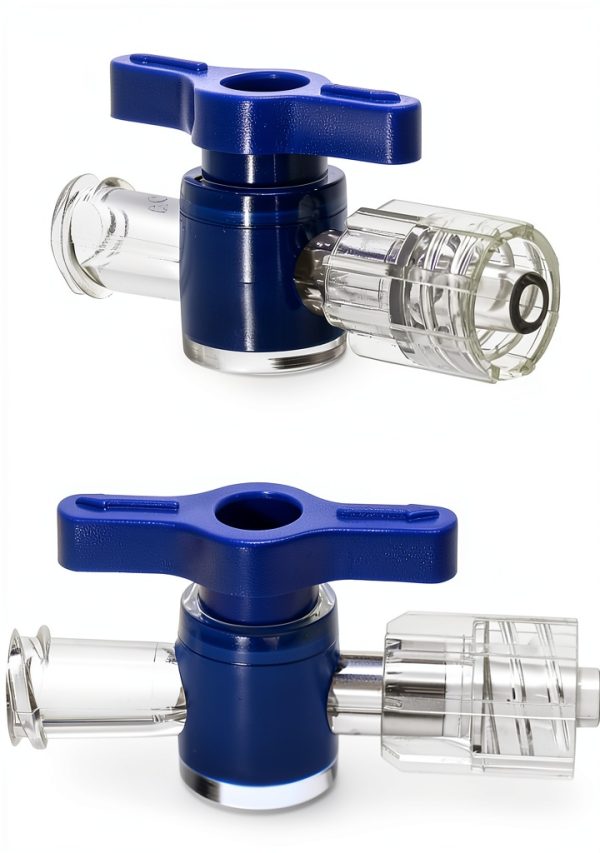 Luer Stopcocks QWORK 20 Pack Plastic Metal 5 Way-7