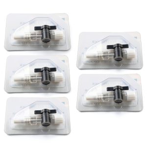 MEETOOT Luer Stopcock Disposable Polycarbonate Lab Equipment-0