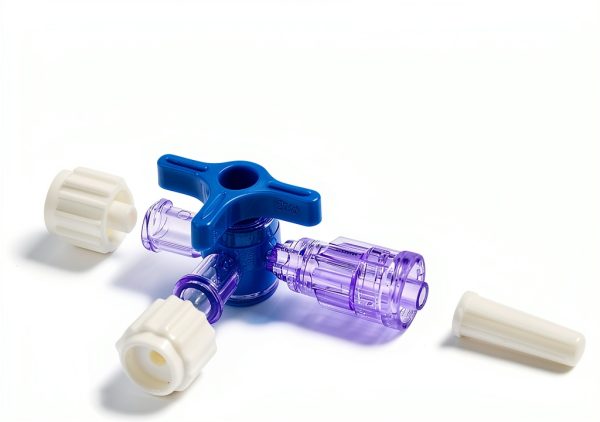 Luer Stopcock Polycarbonate Body Sterile Industrial Use-1