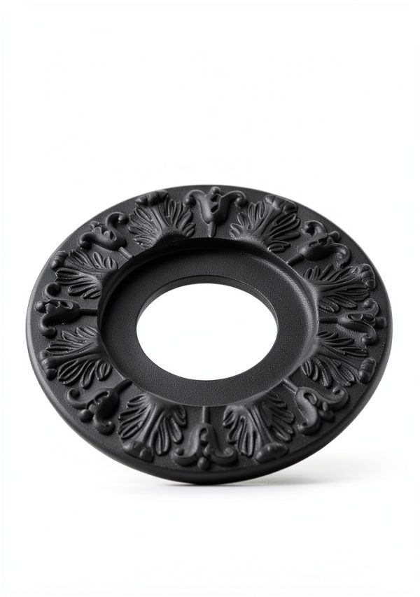 Ceiling Medallion ELFCAB Black Polyurethane-2