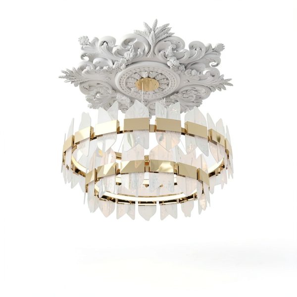 Nuanchu Ceiling Medallions Classic White-2