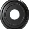 Ceiling Medallion Canomo Matte Black PU Design-0