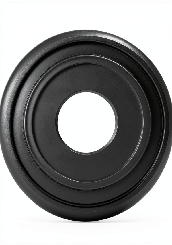 Ceiling Medallion Canomo Matte Black PU Design-0