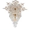 Nuanchu Ceiling Medallion White PU Fresh Design-7