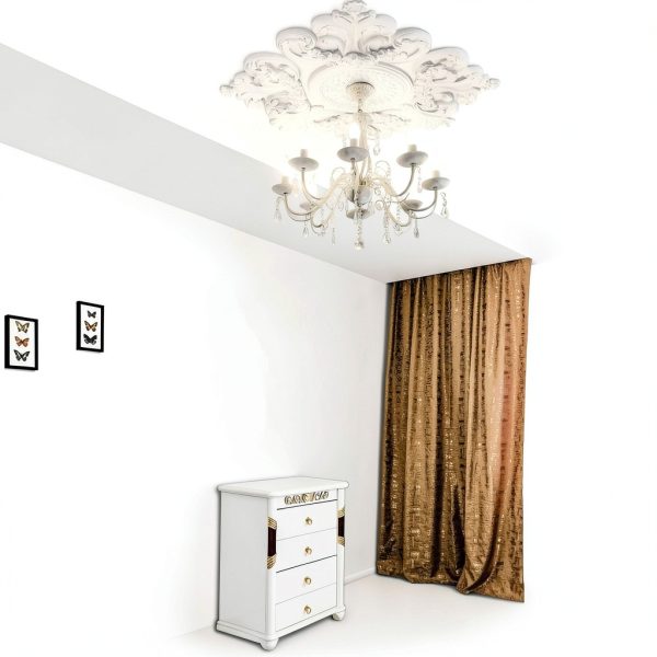 Nuanchu Ceiling Medallions Classic White-3