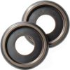 EIFHYT Ceiling Medallions PU Material Wood Grain Oil Rubbed-0