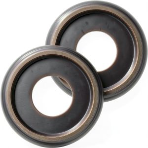 EIFHYT Ceiling Medallions PU Material Wood Grain Oil Rubbed-0