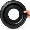 ELFCAB Ceiling Medallion Black Plastic-4