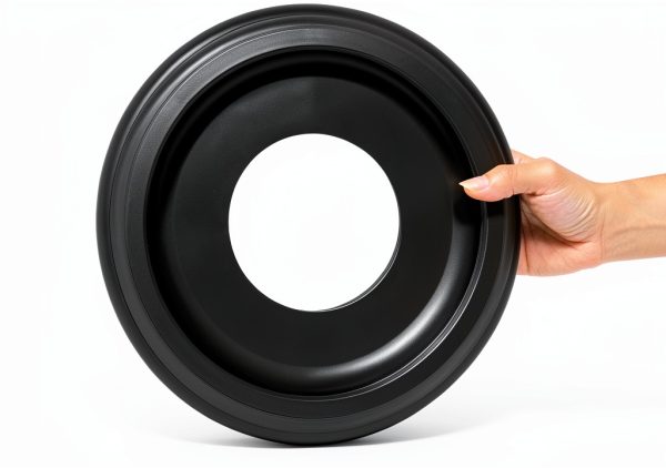 ELFCAB Ceiling Medallion Black Plastic-4