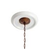 Ceiling Fan Medallion Xhziy PU White Trim Ring-4