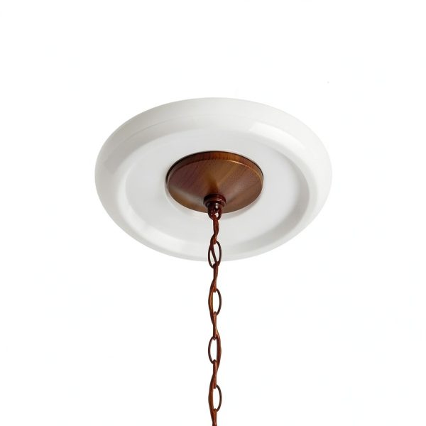 Ceiling Fan Medallion Xhziy PU White Trim Ring-4