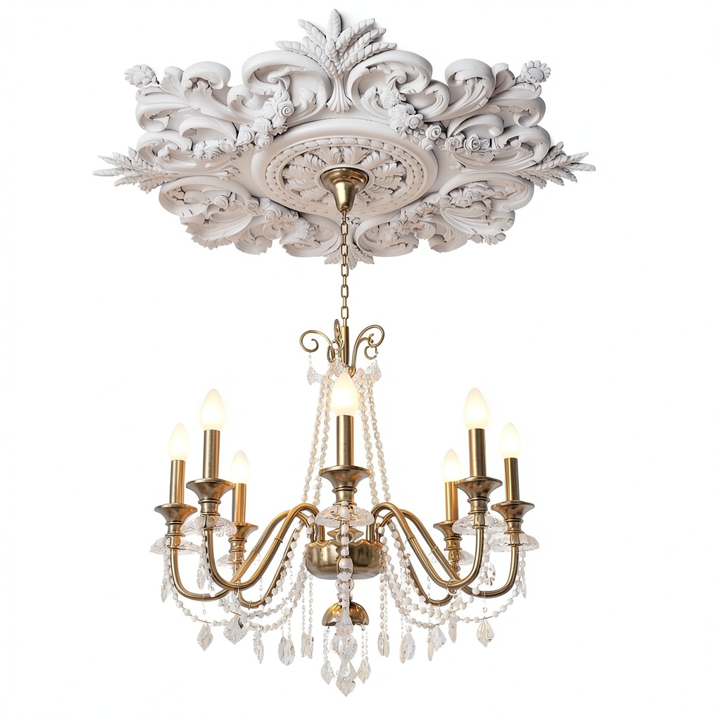 Ceiling medallions for chandeliers