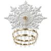 Nuanchu Ceiling Medallion White PU Design-0