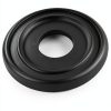 Ceiling Medallion Canomo Matte Black PU Design-5