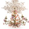 Nuanchu Ceiling Medallion White PU Fresh Design-4