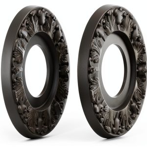 Ceiling Medallion ELFCAB Black Polyurethane-0