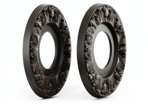 Ceiling Medallion ELFCAB Black Polyurethane-0