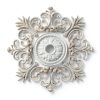 Foxtell White French Ceiling Medallion Home Decor-6