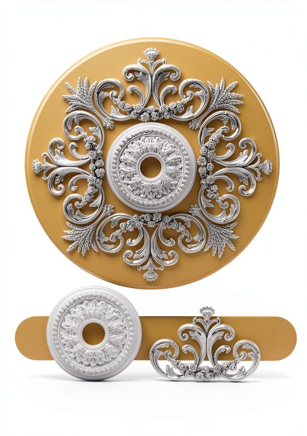Nuanchu Ceiling Medallions Classic White-1