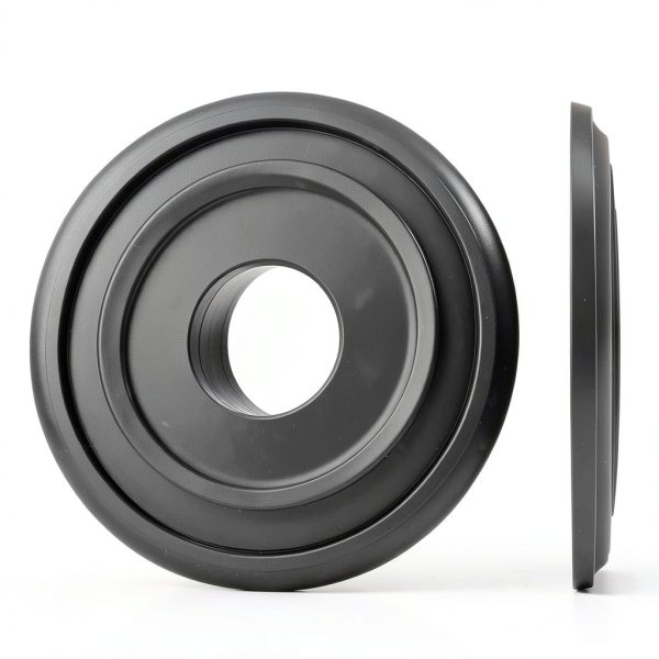Ceiling Medallion Canomo Matte Black PU Design-3