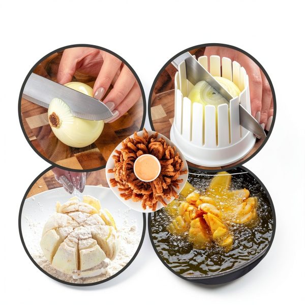 Onion Blossom Maker by Cook's Choice Mandoline Set with Core Cutter-4