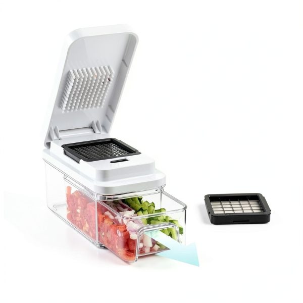 Mandoline Slicer CAROTE 12 in 1 Vegetable Chopper with 1.2L Container-3