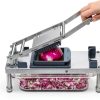 Vegetable Chopper, Veggie Chopper With 8 Blades, Onion Cutter with Container, Pro All-in-1 Food Dicer, Mandoline Slicer, Stainless steel materials Salad Grater-1