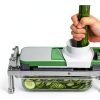 Vegetable Chopper, Veggie Chopper With 8 Blades, Onion Cutter with Container, Pro All-in-1 Food Dicer, Mandoline Slicer, Stainless steel materials Salad Grater-2