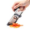 Multi Handheld Mandoline Slicer Yamjug Stainless Steel Adjustable Gray-3