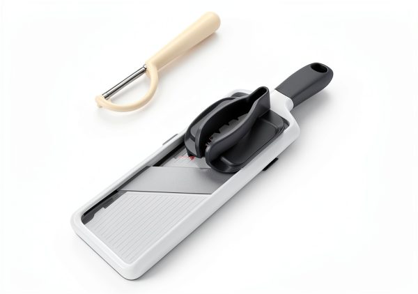 Multi Handheld Mandoline Slicer Yamjug Stainless Steel Adjustable Gray-2