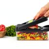 Vegetable Chopper Pro Putsea 7-Blade Steel Mandoline with Container-3