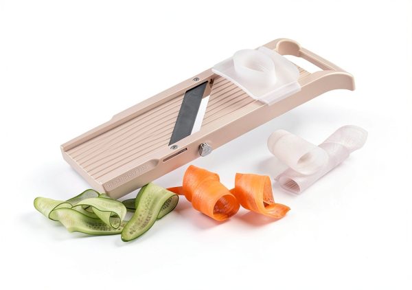 Benriner Mandoline Slicer with 4 Stainless Steel Blades Almond-8