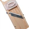 Benriner Mandoline Slicer with 4 Stainless Steel Blades Almond-1