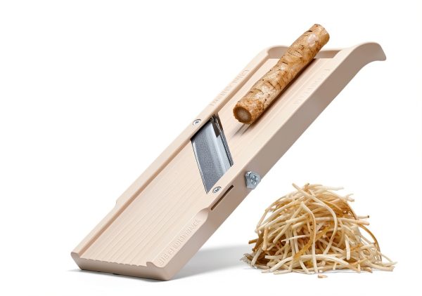 Benriner Mandoline Slicer with 4 Stainless Steel Blades Almond-5