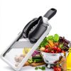 Mandoline Slicer ZKIRON Adjustable Stainless Steel Blade Gray-5