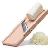 Benriner Mandoline Slicer with 4 Stainless Steel Blades Almond-4