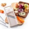 Benriner Mandoline Slicer with 4 Stainless Steel Blades Almond-2